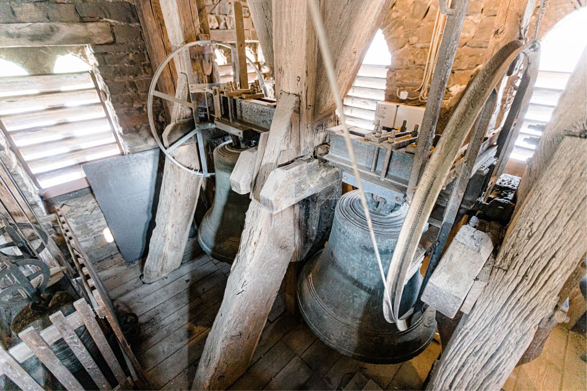 Kirchenglocken gereinigt Ev. Kirche Ründeroth